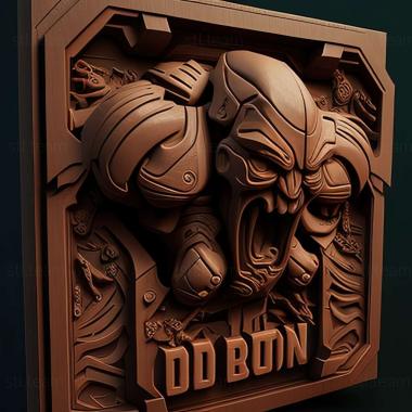 3D model Action Doom 2 Urban Brawl game (STL)